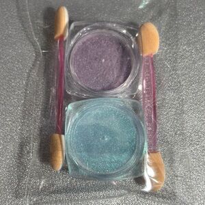 Purple and Blue chrome powder Duo